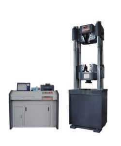 WAW-600E/1000E/2000E microcomputer controlled electro-hydraulic servo tensile testing machine (flat push clamp)