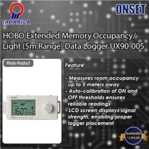 HOBO Extended Memory Occupancy/Light (5m Range) Data Logger