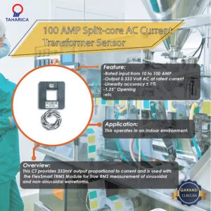 100 AMP Split-core AC Current Transformer Sensor  T-MAG-SCT-100