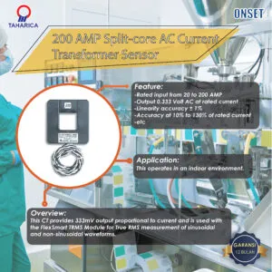 200 AMP Split-core AC Current Transformer Sensor  T-MAG-SCT-200