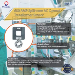 600 AMP Split-core AC Current Transformer Sensor T-MAG-SCT-600