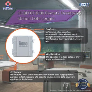 HOBO RX3000 Remote Monitoring Station Data Logger  RX3000