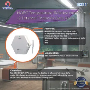 HOBO Temperature/Relative Humidity/2 External Channels Data Node ZW-007