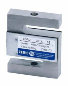 Loadcell H3G nickel plated alloy steel S-type load cell, OIML approved (50kg-7.5t)