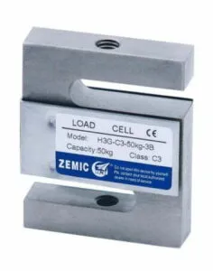 Loadcell H3G nickel plated alloy steel S-type load cell, OIML approved (50kg-7.5t)