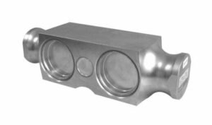 Loadcell HM9E nickel plated alloy steel dual shear beam load cell, OIML approved (50K-200K)