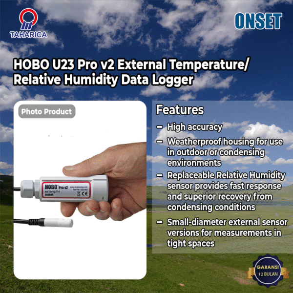 Jual HOBO U23 Pro v2 External Temperature/Relative Humidity Data Logger ...