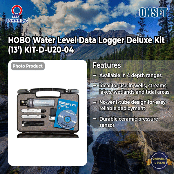 Jual HOBO Water Level Data Logger Deluxe Kit (13’) KIT-D-U20-04 - PT ...