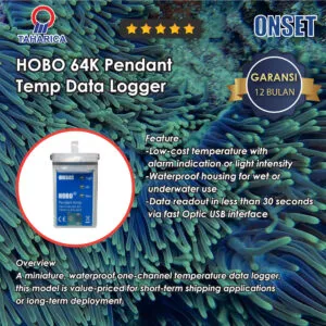 HOBO 64K Pendant® Temperature/Alarm (Waterproof) Data Logger
