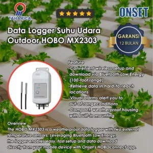 HOBO MX2303 Two External Temperature Sensors Data Logger MX2303