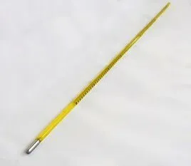 Master Thermometers, 24″ Length, Liquid-In-Glass Thermometer, Yellow Back