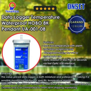 HOBO 8K Pendant Temperature/Alarm (Waterproof) Data Logger UA-001-08