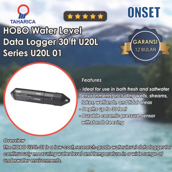 Jual HOBO Water Level (30 ft) Data Logger - U20L-01 - PT TAHARICA