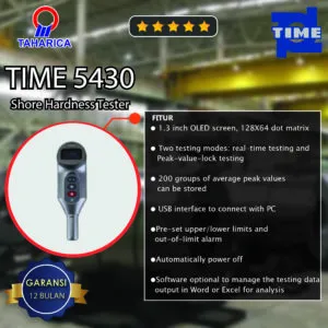 Digital Shore A Hardness Tester TIME®5430 for Soft Rubber & Plastics
