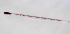 Thermometer, T-SPECC9, 9″ Length, -55° – 20°C, Toluene Liquid-in-Glass Thermometer, Total Immersion