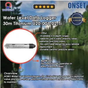 HOBO 100-Foot Depth Water Level Data Logger – U20-001-02-Ti
