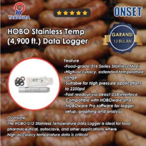 HOBO Stainless Temperature (4,900 ft.) Data Logger