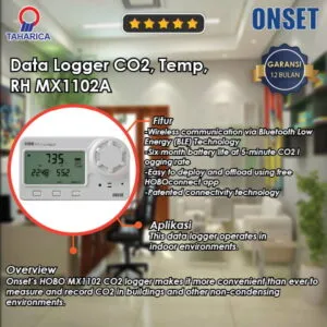 HOBO Bluetooth Low Energy Carbon Dioxide – Temp – RH Data Logger