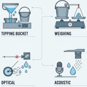 Ilustrasi jenis sensor hujan.