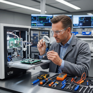 Pemeriksaan elektronik UTM