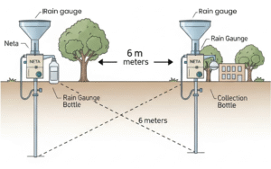 cara menggunakan rain gauge neto