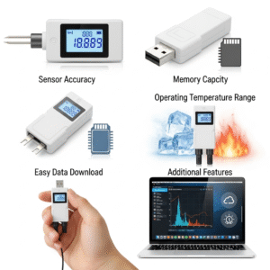 cara memilih alat temperature data logger