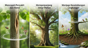 Menjaga Kesehatan Batang Pohon