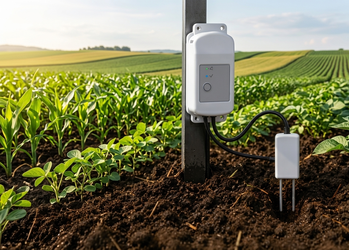 data logger kelembaban tanah