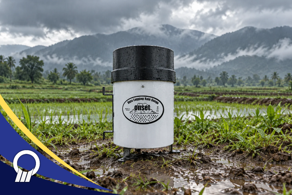 Data logger curah hujan presisi tinggi