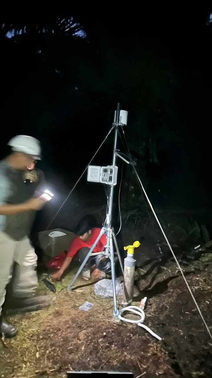 Unit weather station aktif di Blok I22 PT Agro Bukit Sampit