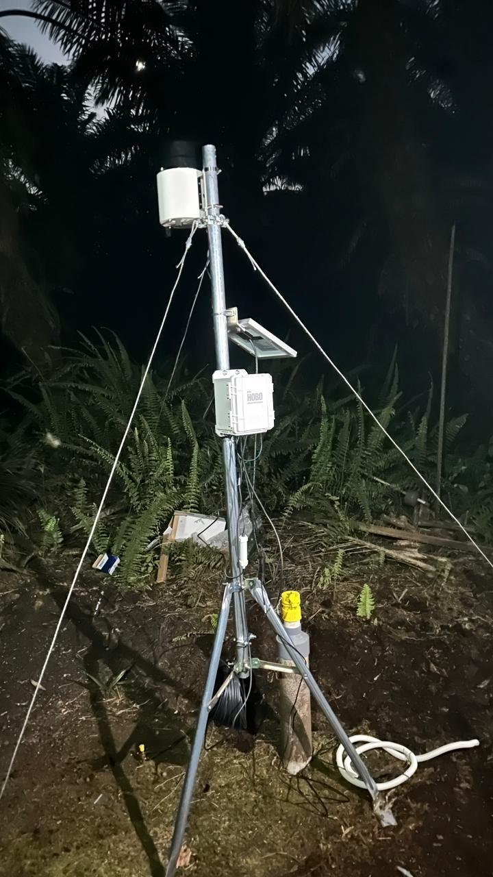 Instalasi Weather Station & AWLR di BPT Agro Bukit, Sampit